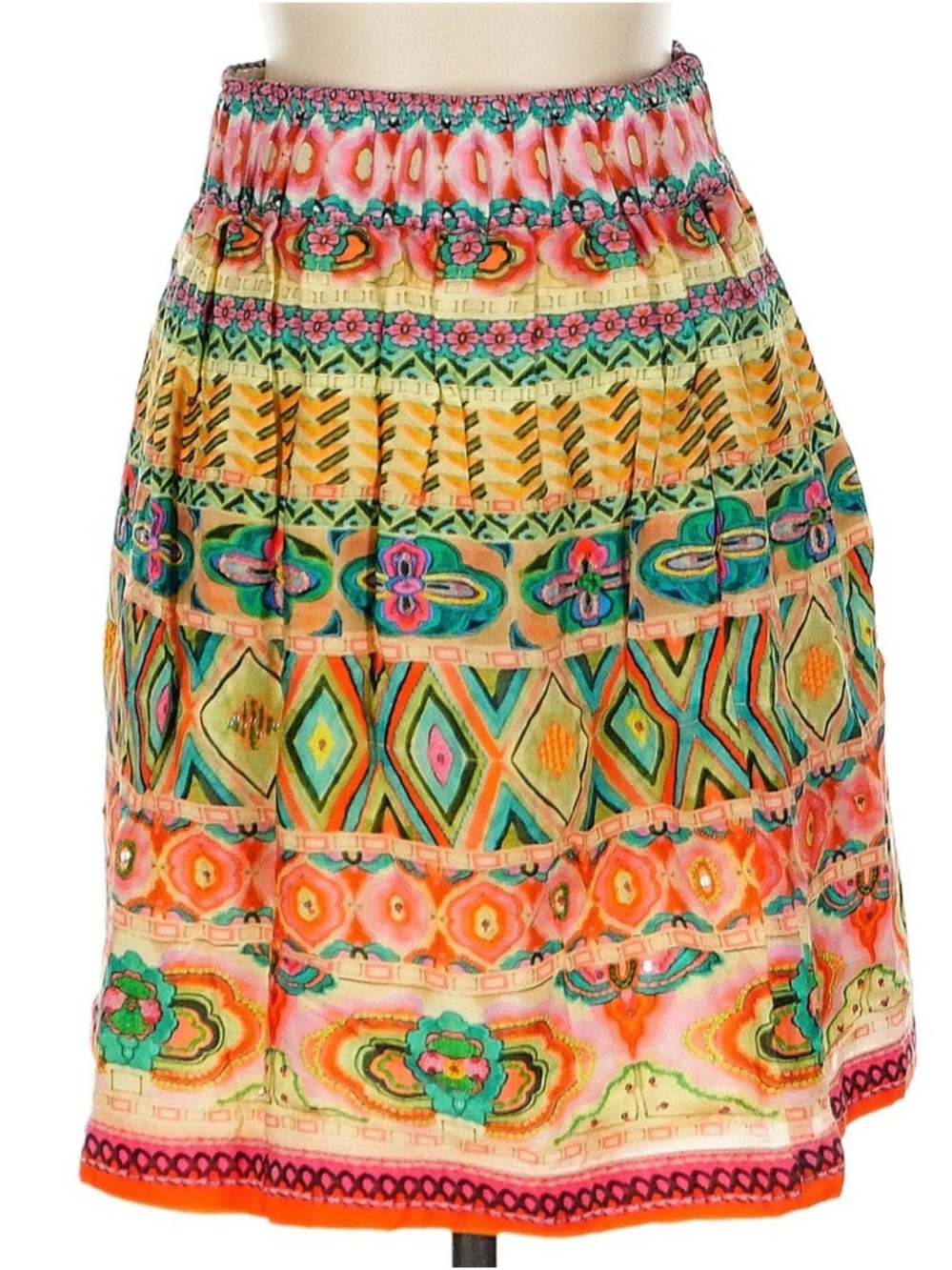 NWOT Anthropologie Tanvi Kedia beaded mini skirt